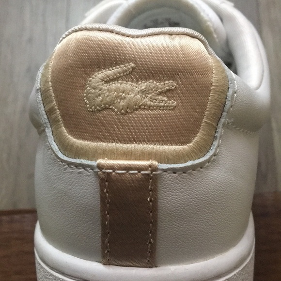 Lacoste Men's White/Bronze Sneakers - Picture 5 of 10
